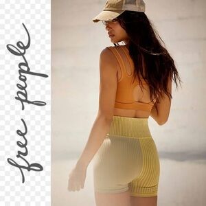 NWOT. Free People Every Single Time Double Strap Crop Top. Size M/L